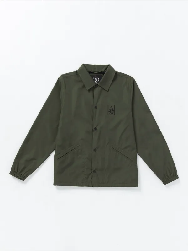 Skate Vitals Coaches Jacket - Squadron Green sold by Volcom