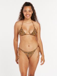 Running Wild Skimpy Bikini Bottom - Animal Print sold by Volcom