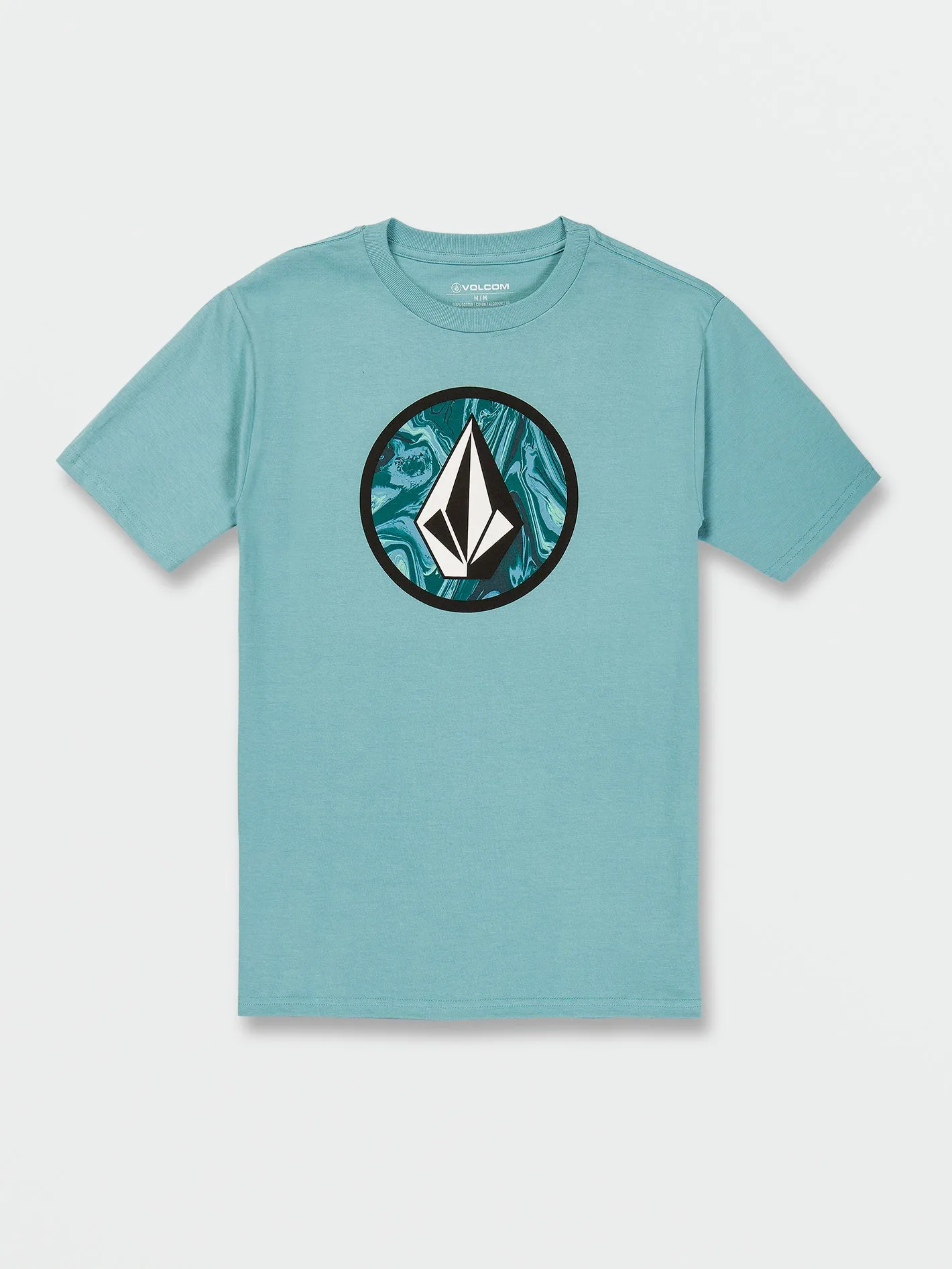 Circle Stone Short Sleeve Tee - Cali Blue Heather sold by Volcom