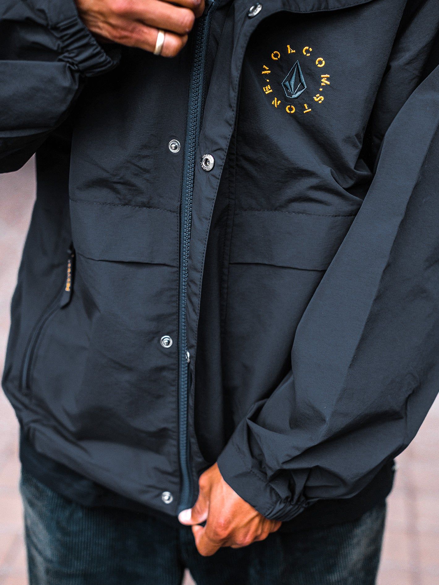 Skate Vitals Jacket - Navy sold by Volcom product image thumbnail 2