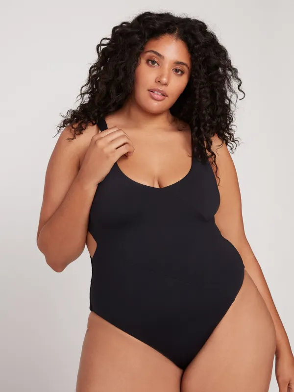 Simply Seamless One-Piece Plus Size - Black sold by Volcom