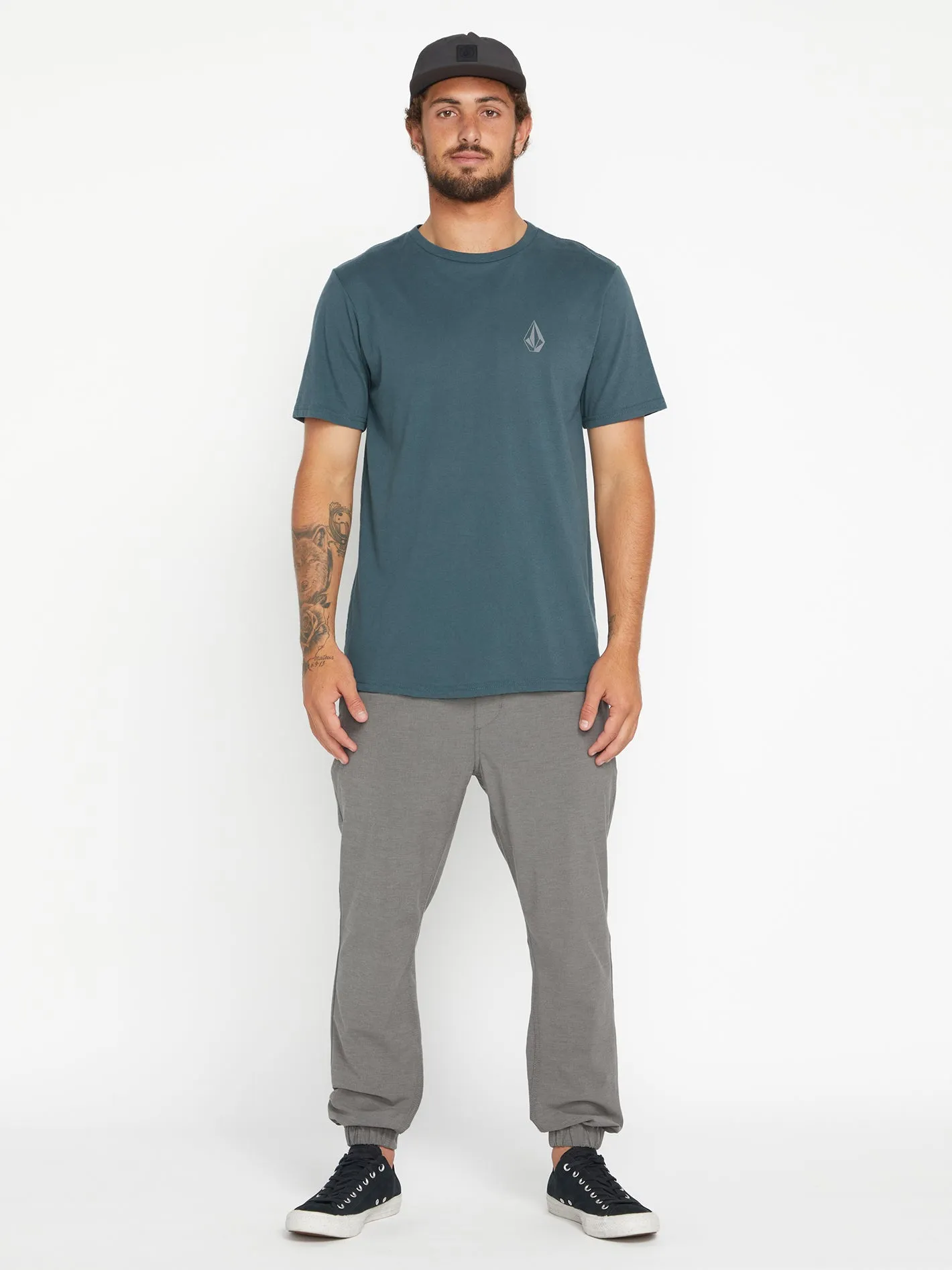 Stone Tech Short Sleeve Tee - Cruzer Blue sold by Volcom