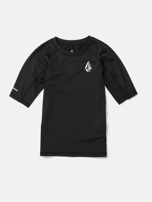 Little Boys Lido Short Sleeve Shirt - Black sold by Volcom
