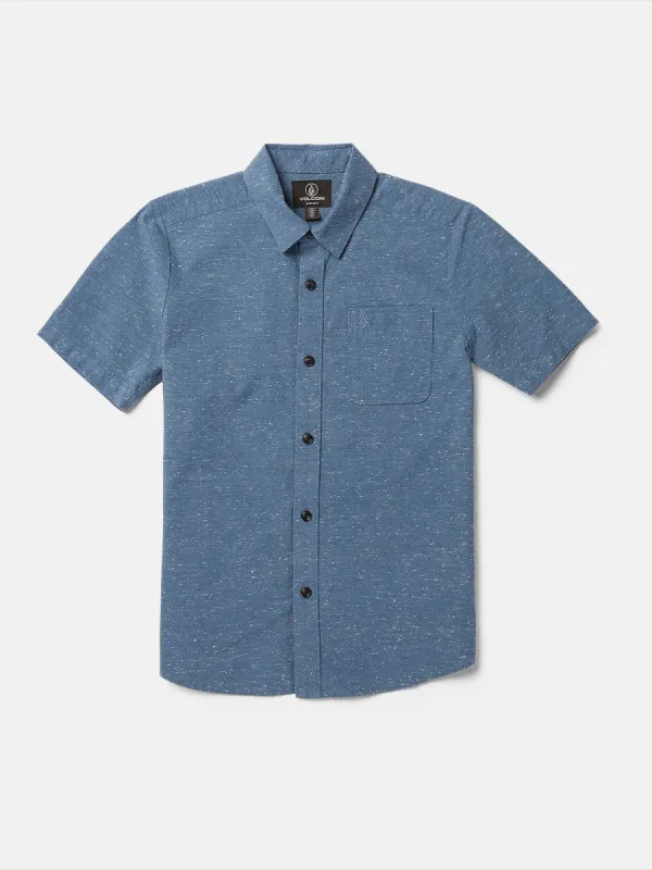 Big Boys Play Date Knight Short Sleeve Shirt - Stone Blue sold by Volcom