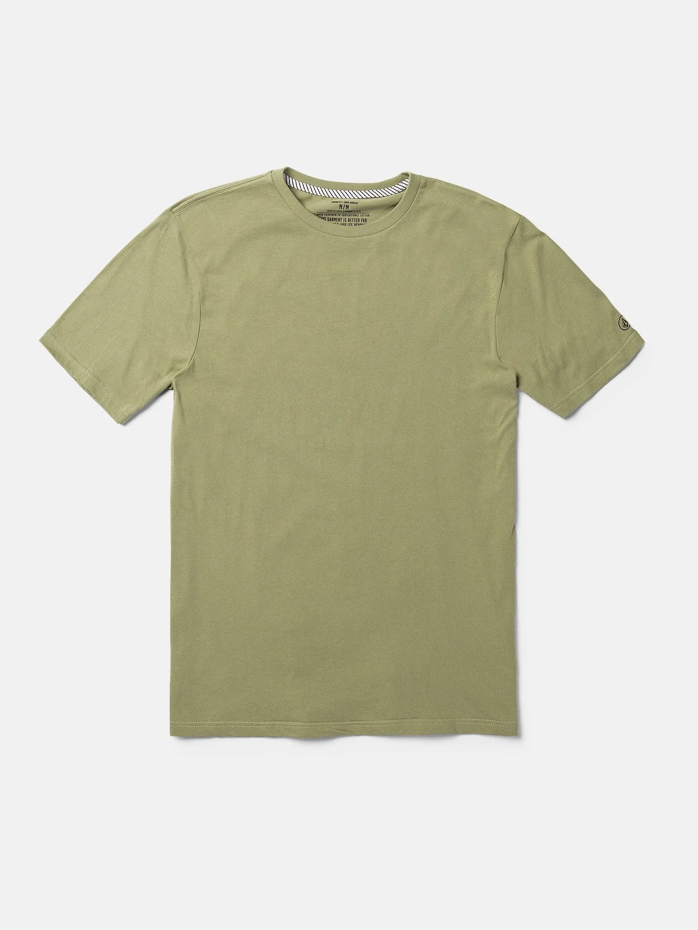 Solid Short Sleeve Tee - Thyme Green sold by Volcom