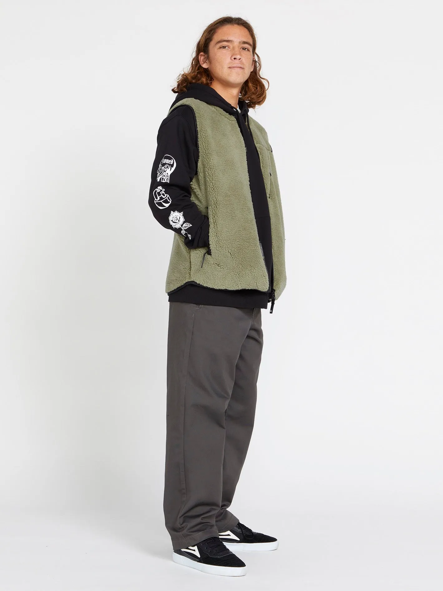 Watanite Hoodie - Black sold by Volcom product image thumbnail 3