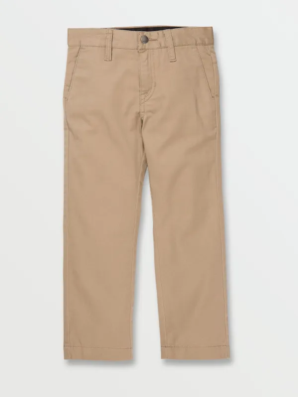 Little Boys Vmontys Pants - Khaki sold by Volcom