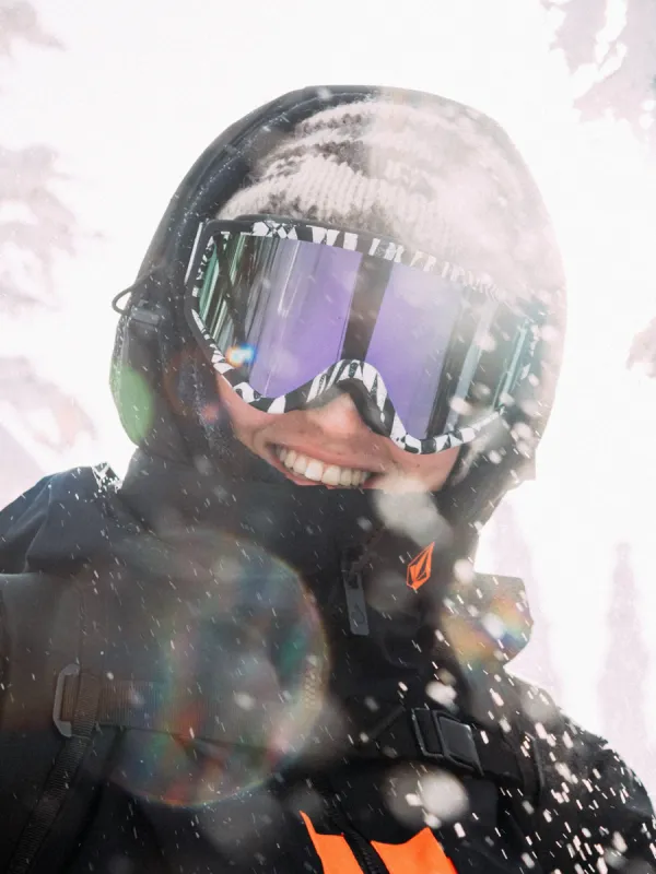 Attunga Goggle - Op Art / Purple Chrome+BL sold by Volcom