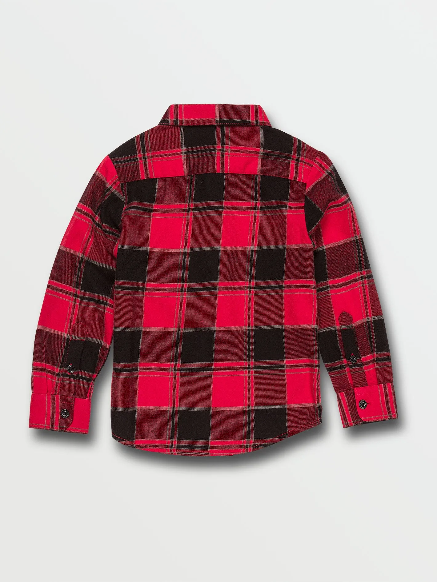 Little Boys Caden Long Sleeve Flannel - Ribbon Red sold by Volcom product image thumbnail 4