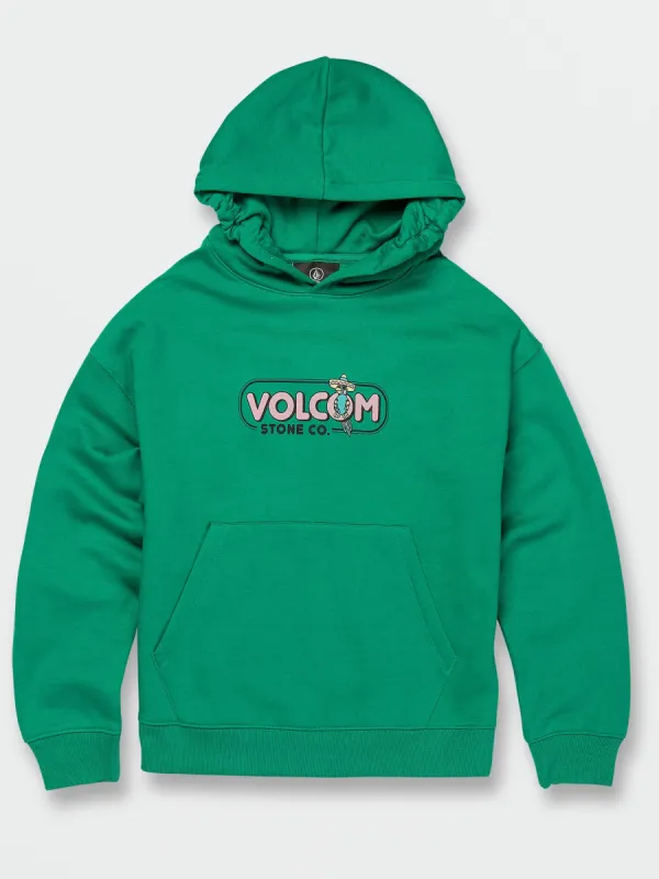 Big Boys Mountainside Pullover Hoodie - Synergy Green sold by Volcom