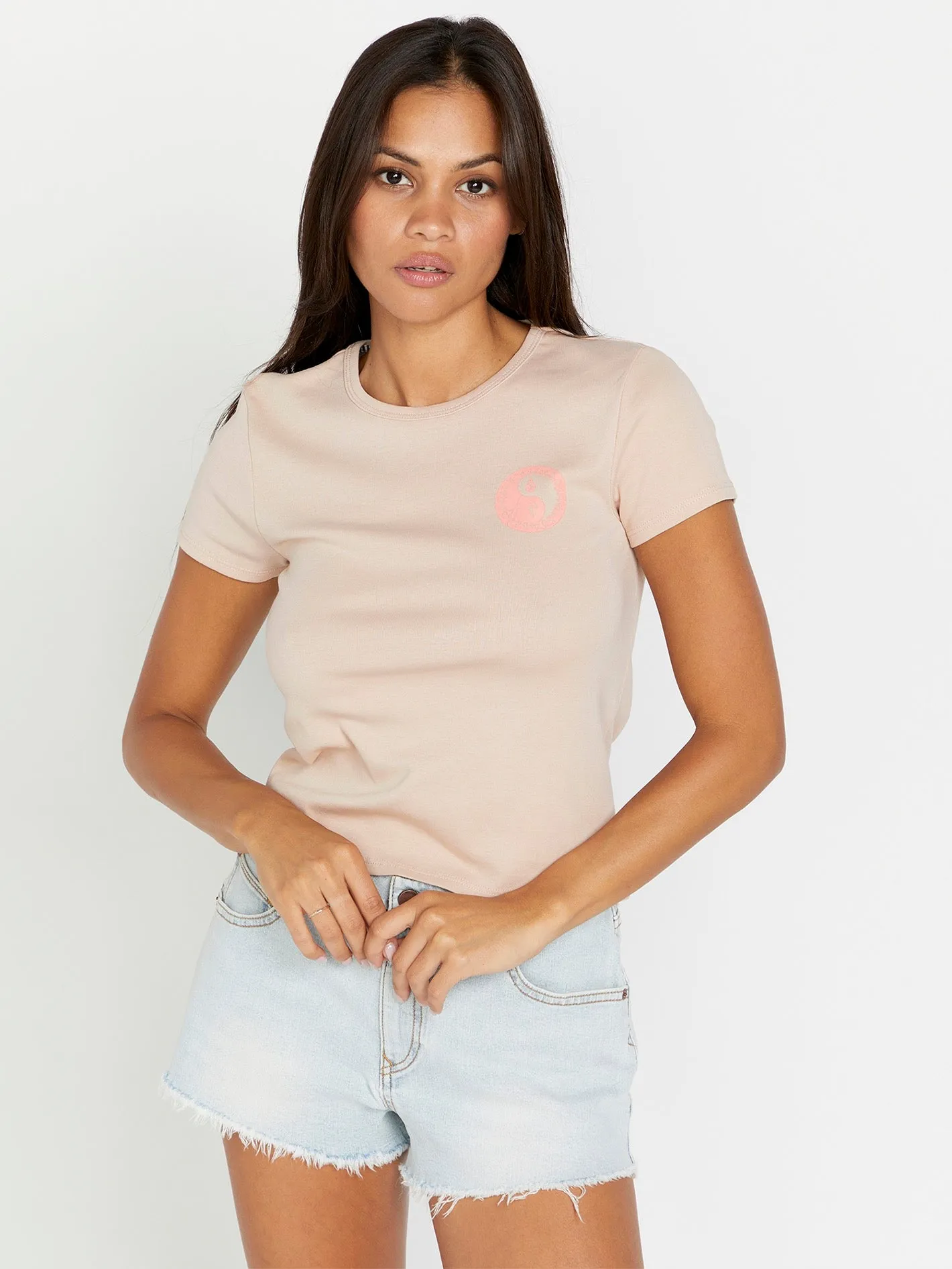 Have A Clue Tee - Dusty Rose sold by Volcom product image thumbnail 3