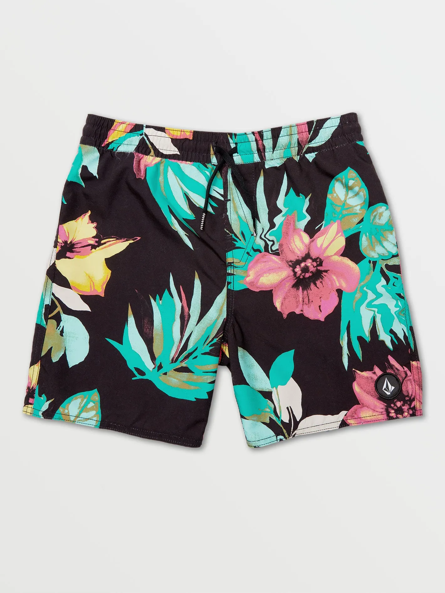 Big Boys Marble Floral Mod-Tech Trunks - Black sold by Volcom product image thumbnail 2