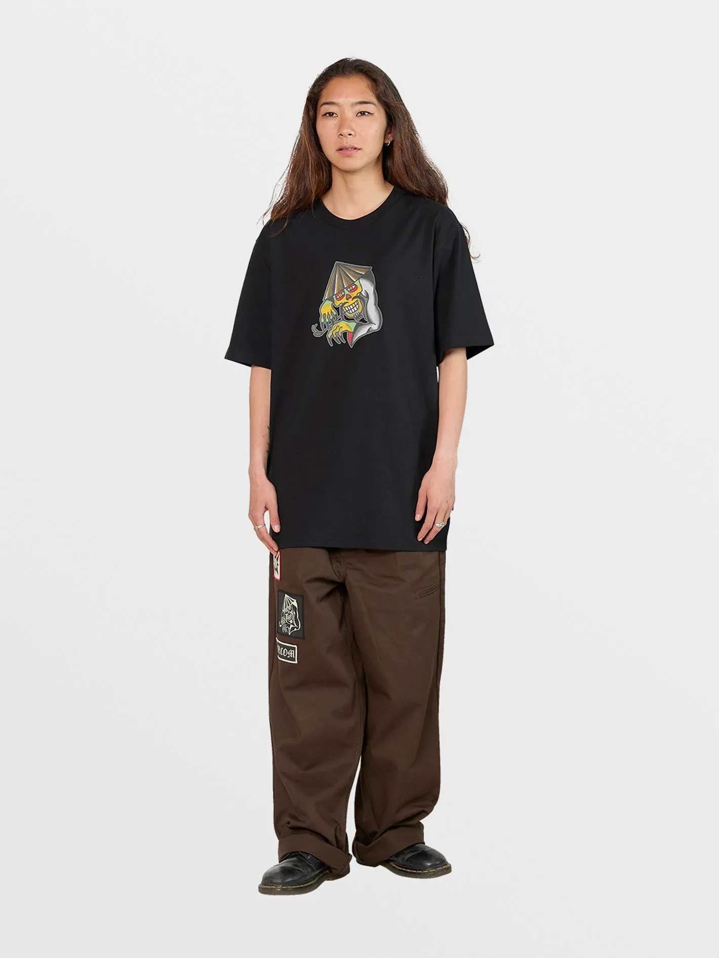 Tokyo True Featured Artist Yusuke Piper Short Sleeve Tee - Black sold by Volcom product image thumbnail 5