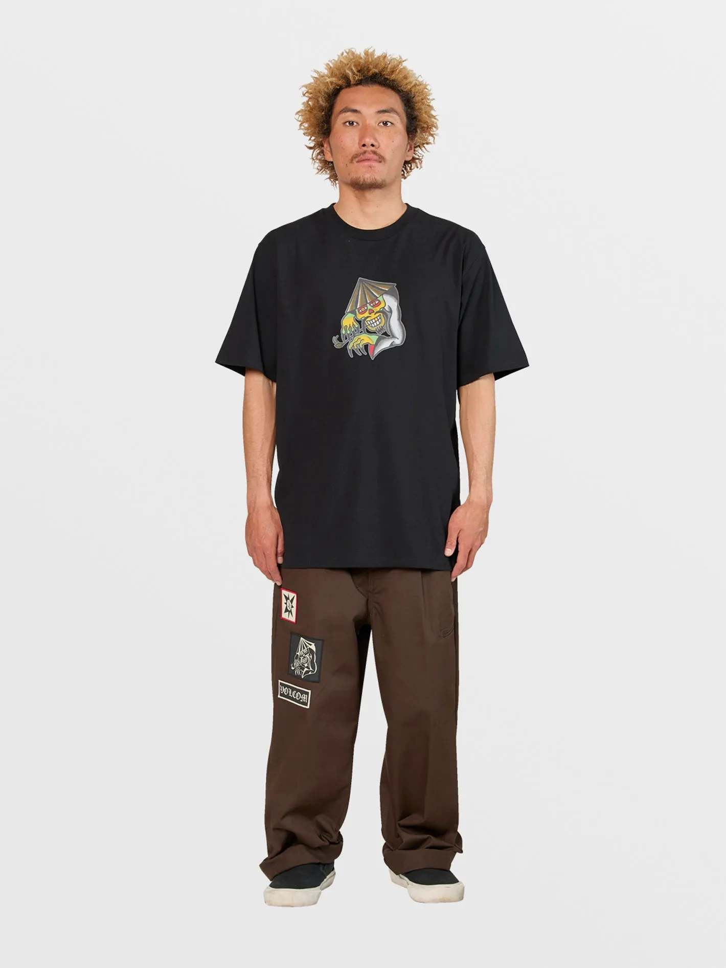 Tokyo True Featured Artist Yusuke Piper Short Sleeve Tee - Black sold by Volcom product image thumbnail 3