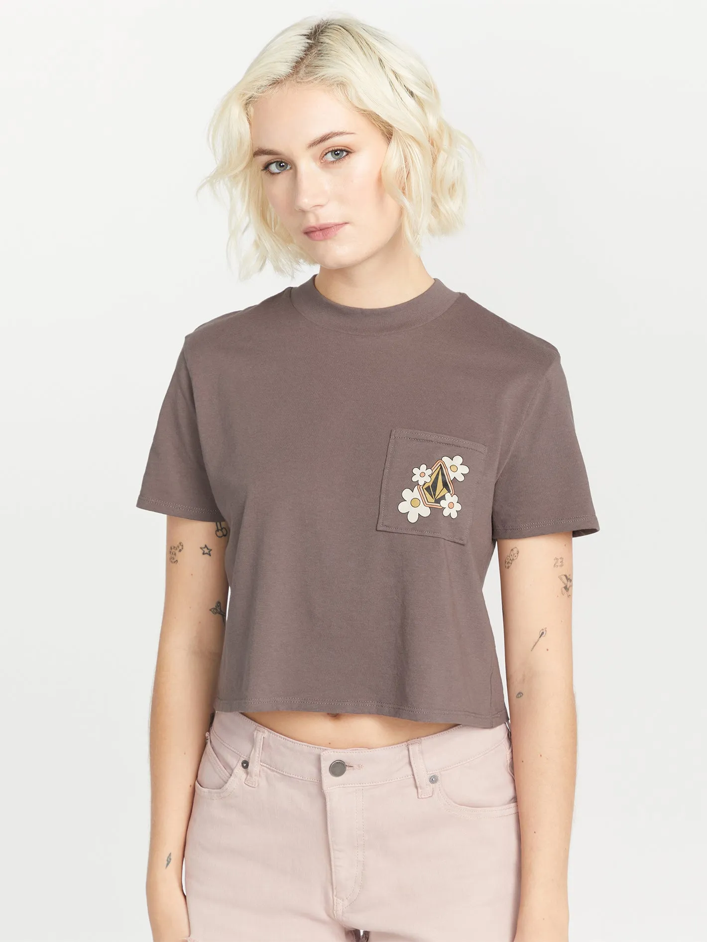 Pocket Dial Short Sleeve Tee - Slate Grey sold by Volcom product image thumbnail 5