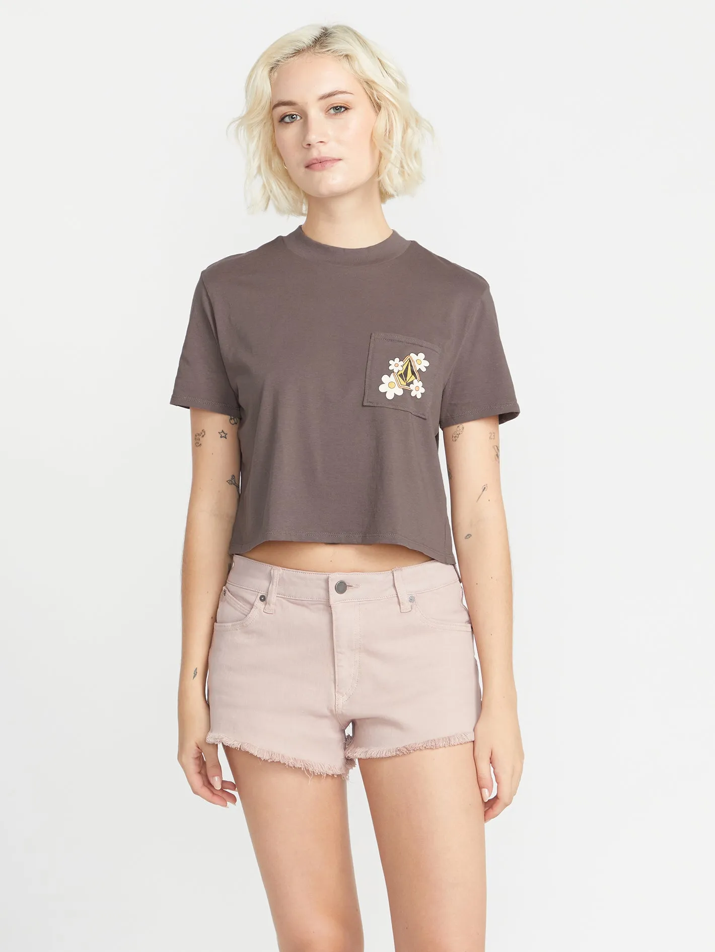 Pocket Dial Short Sleeve Tee - Slate Grey sold by Volcom product image thumbnail 3