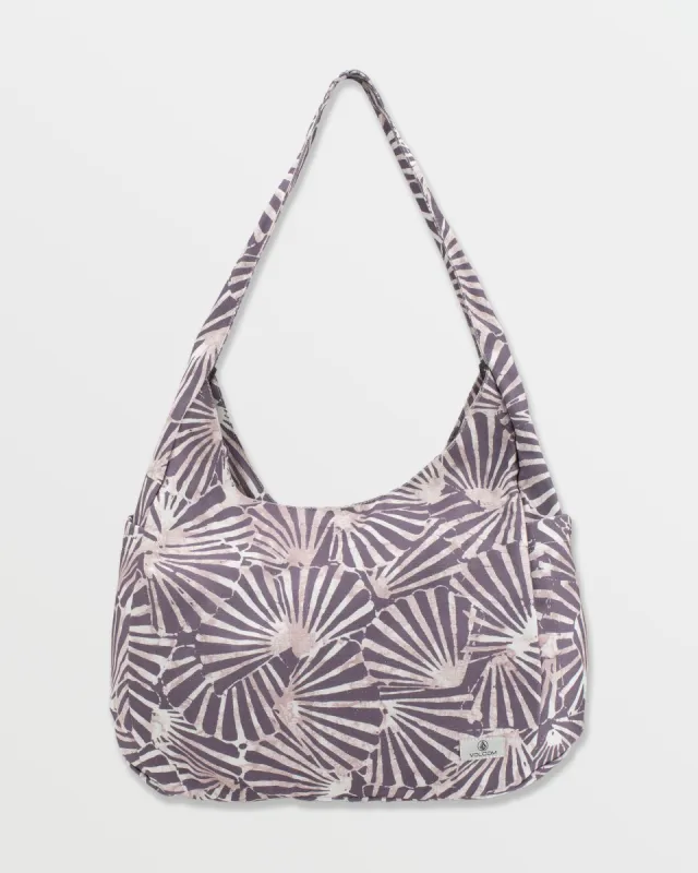 Schoolyard Canvas Hobo Tote - Dark Grey made by Volcom