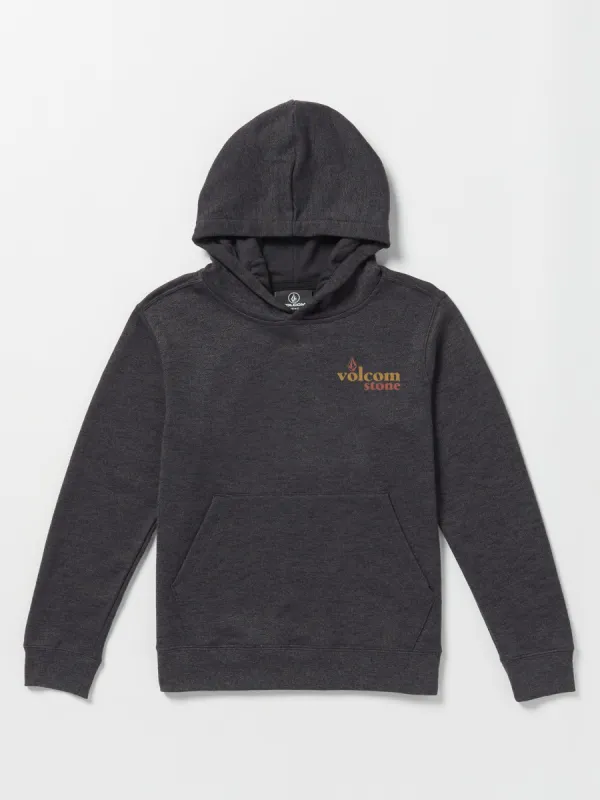 Little Boys Stone Bubbled Hoodie - Heather Black sold by Volcom