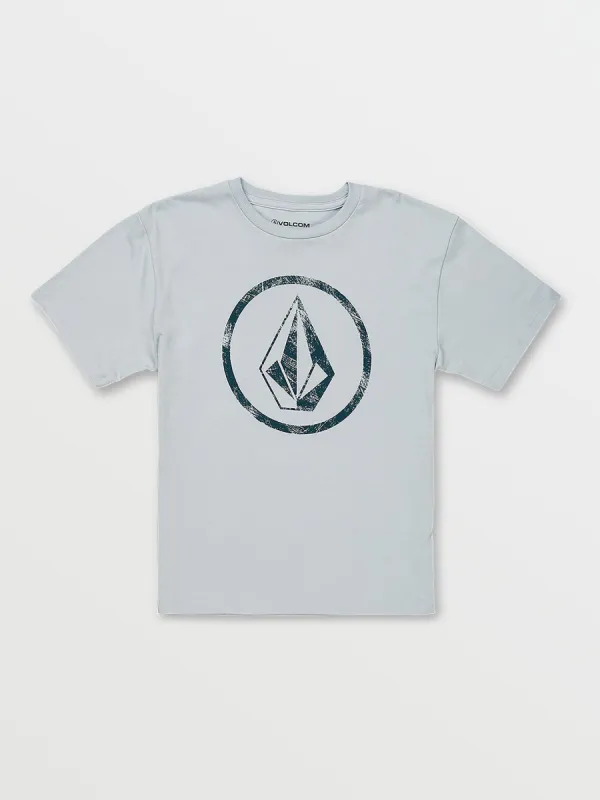 Little Boys Circle Stone Short Sleeve Tee - Celestial Blue sold by Volcom