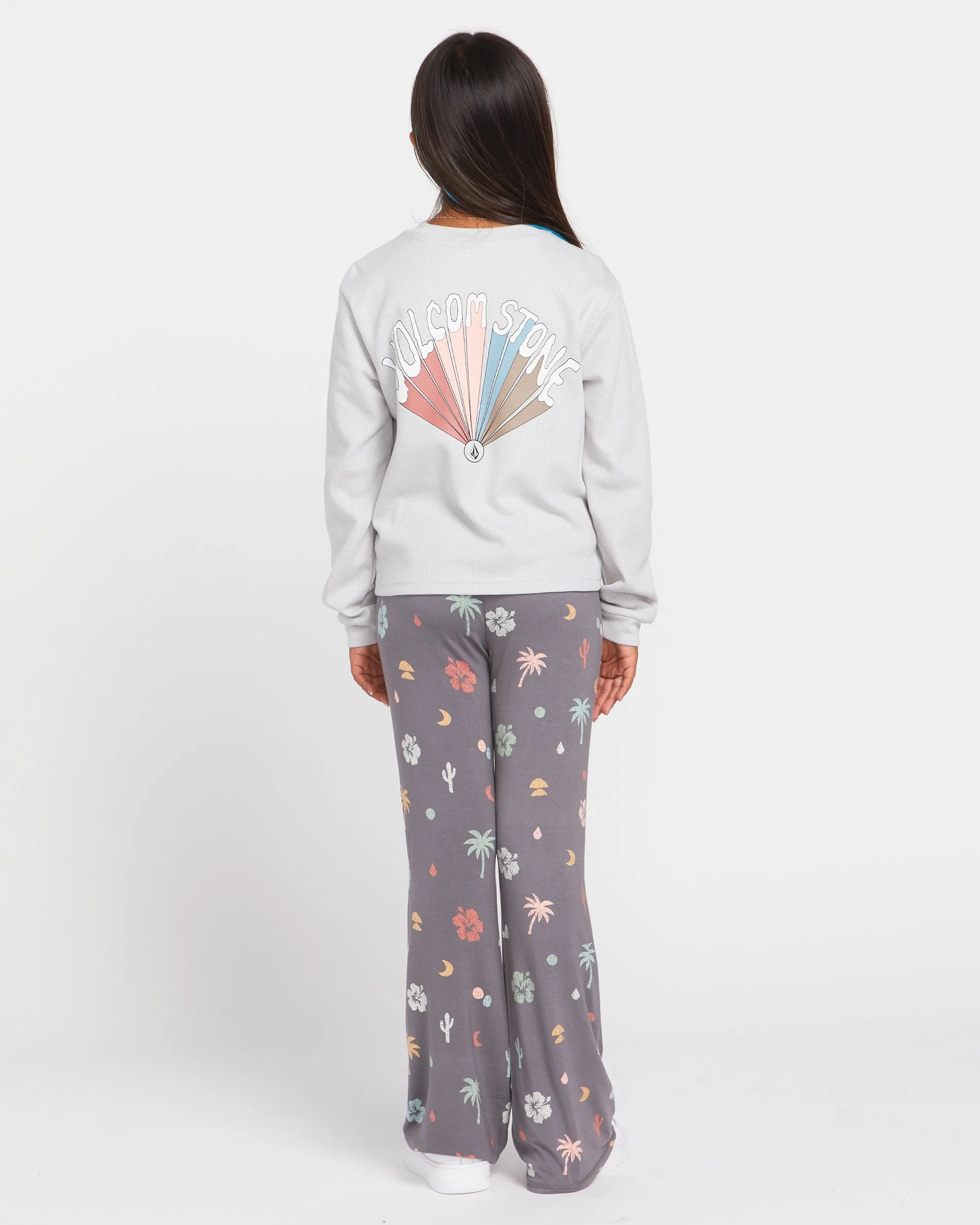 Big Girls Thermality Long Sleeve Shirt - Light Grey sold by Volcom product image thumbnail 2