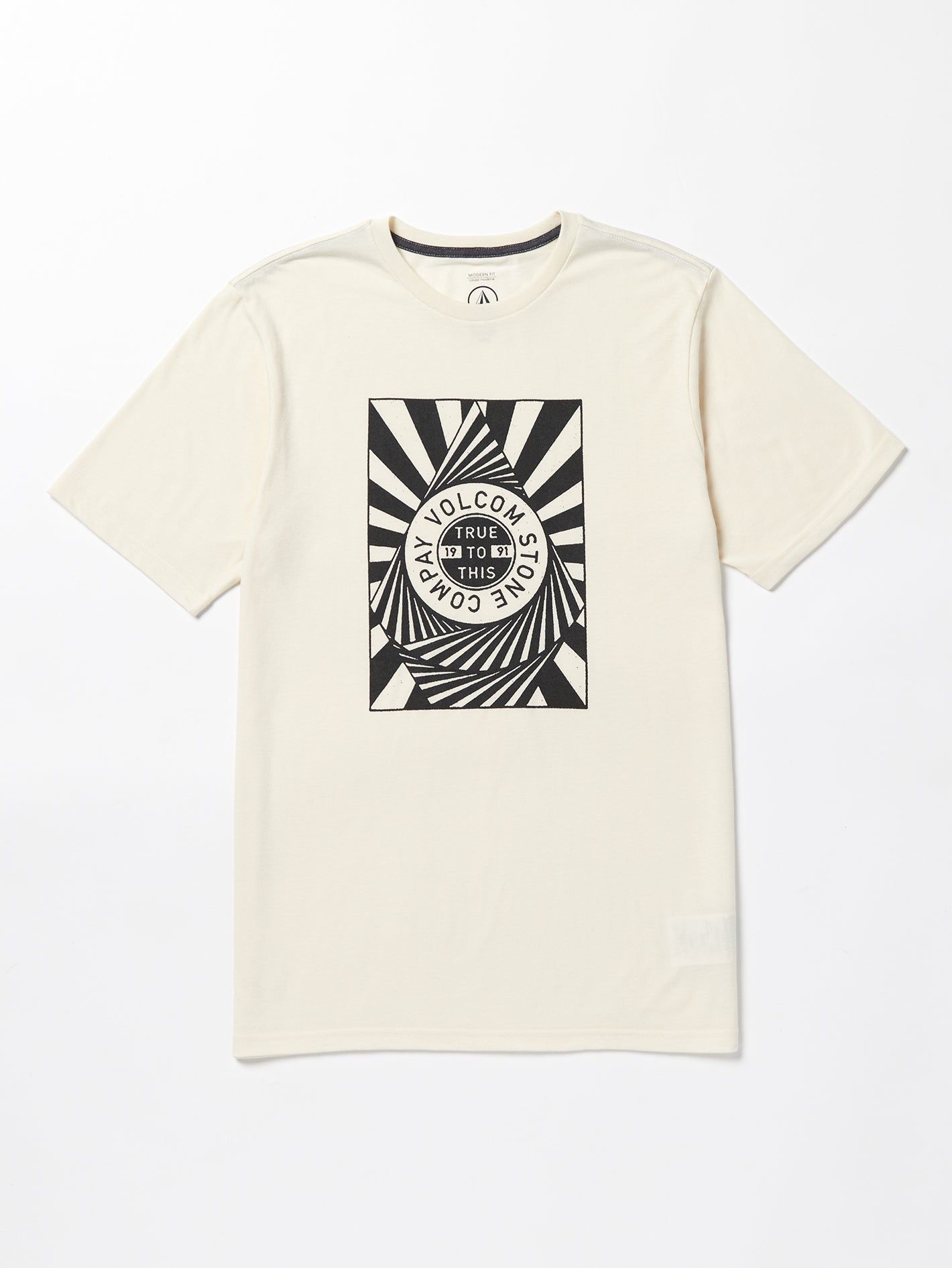 Vexer Short Sleeve Tee - Off White Heather sold by Volcom
