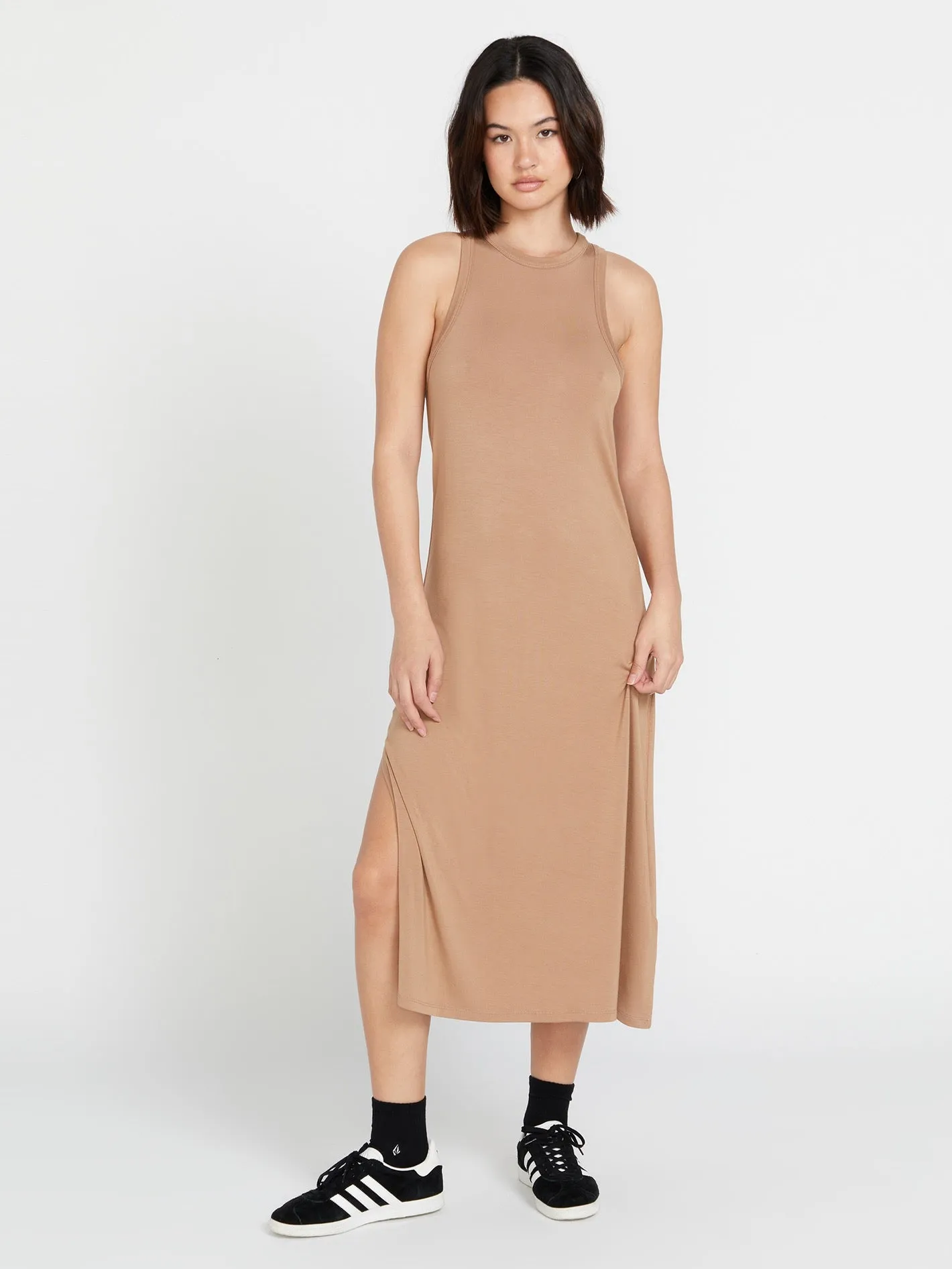 Stone Light Dress - Mocha sold by Volcom