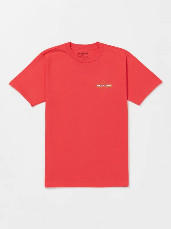 Branding Iron Short Sleeve Tee - Flash Red sold by Volcom