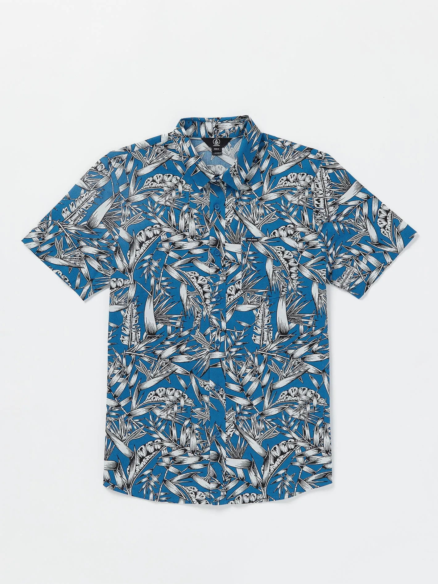 Warbler Short Sleeve Woven Shirt - Free Blue sold by Volcom