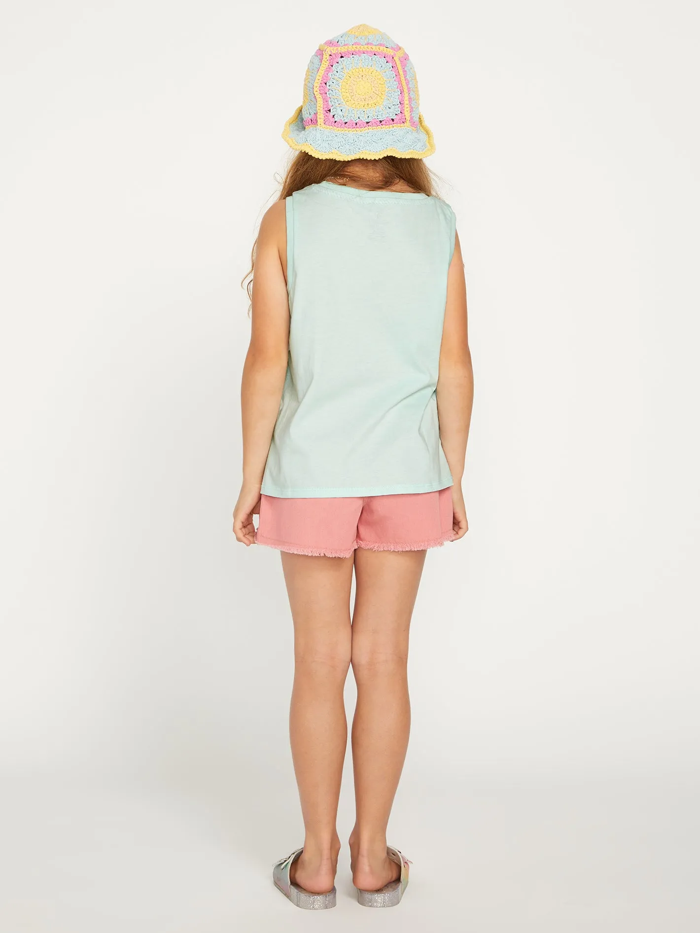 Girls Flexin Muscle Tank - Pale Aqua sold by Volcom product image thumbnail 4
