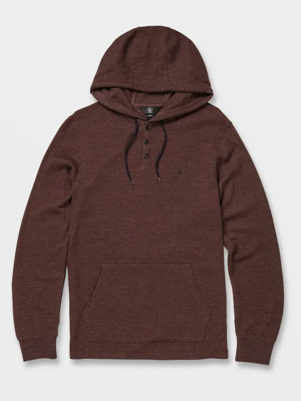 Murph Thermal Long Sleeve Shirt - Mahogany sold by Volcom