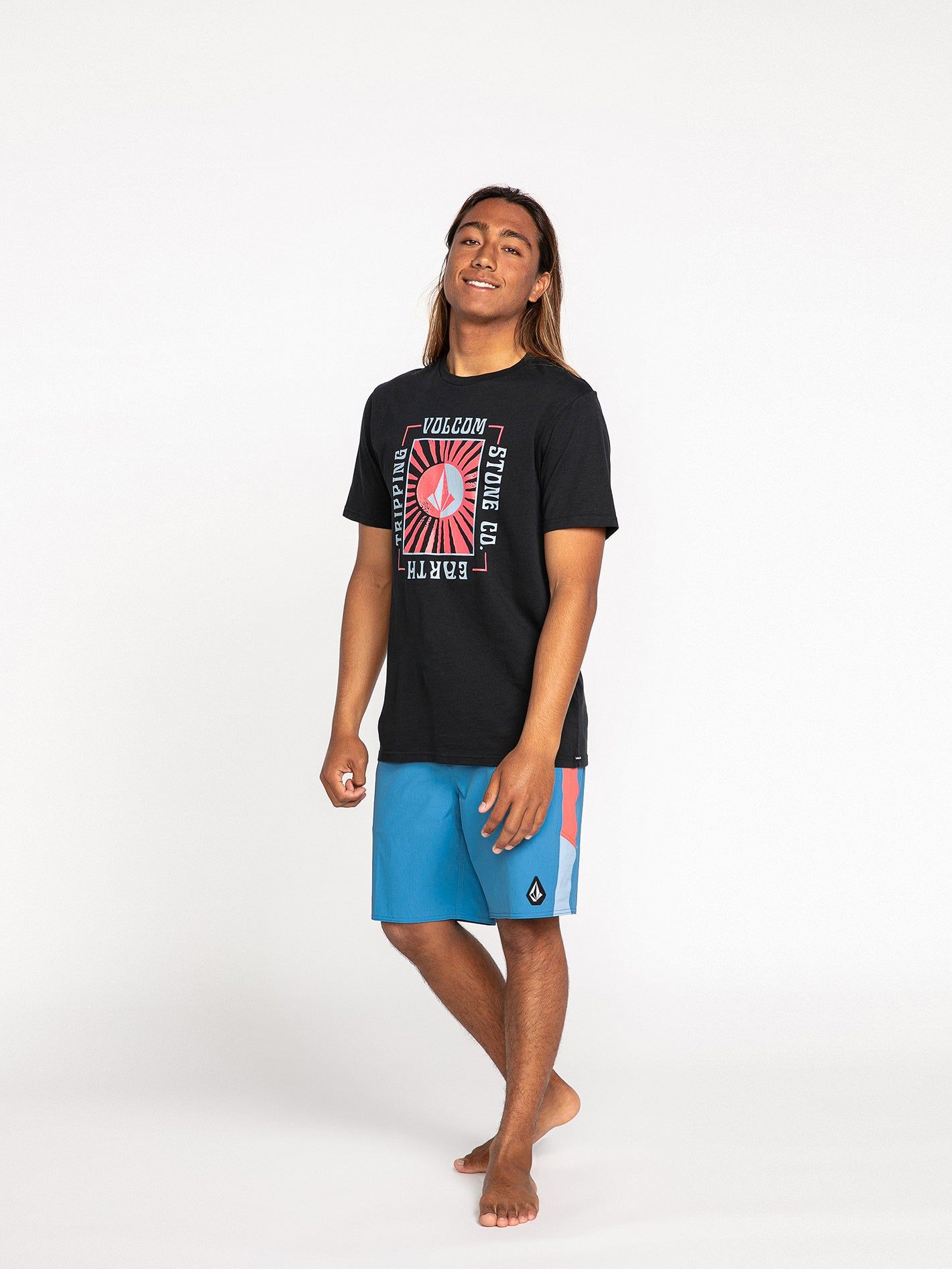 Solee Short Sleeve Tee - Black sold by Volcom