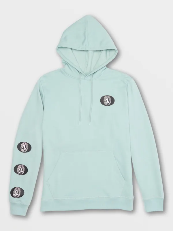 Stone Stacker Pullover Fleece Hoodie - Cool Blue sold by Volcom