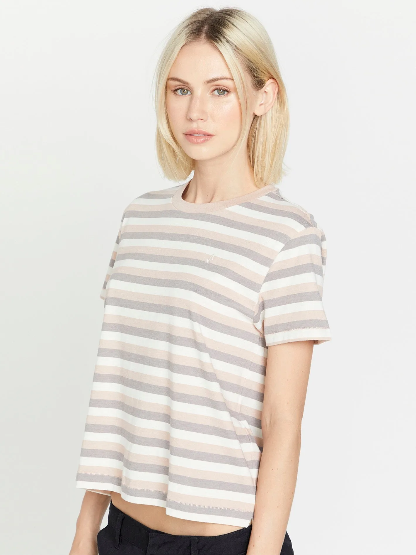 Halite Stripe Short Sleeve Shirt - Dusty Rose sold by Volcom product image thumbnail 3