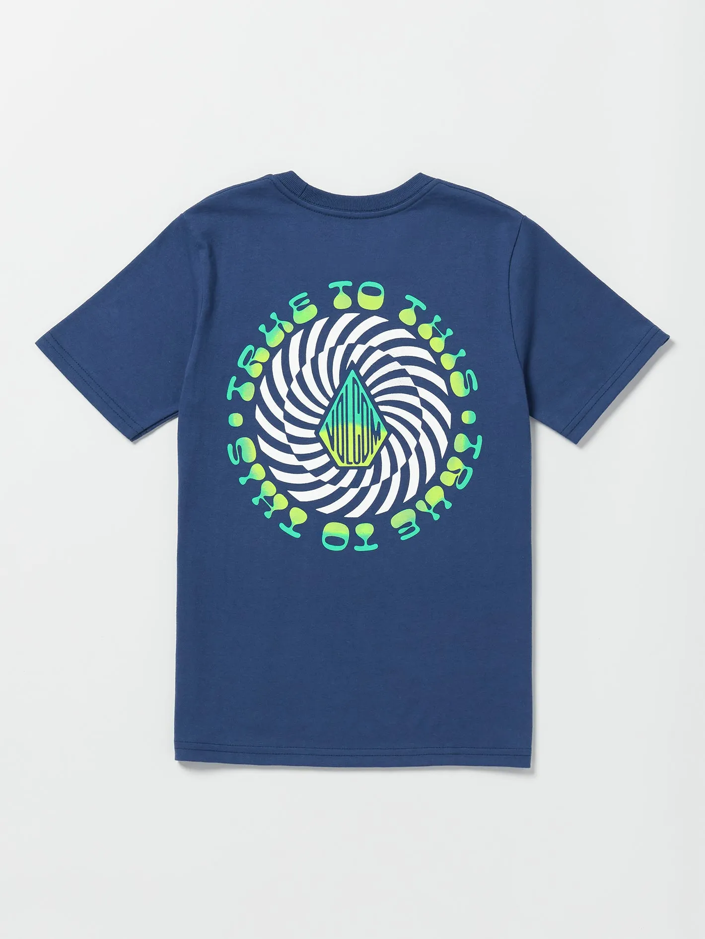 Big Boys Iron91 Short Sleeve Tee - Navy sold by Volcom product image thumbnail 2