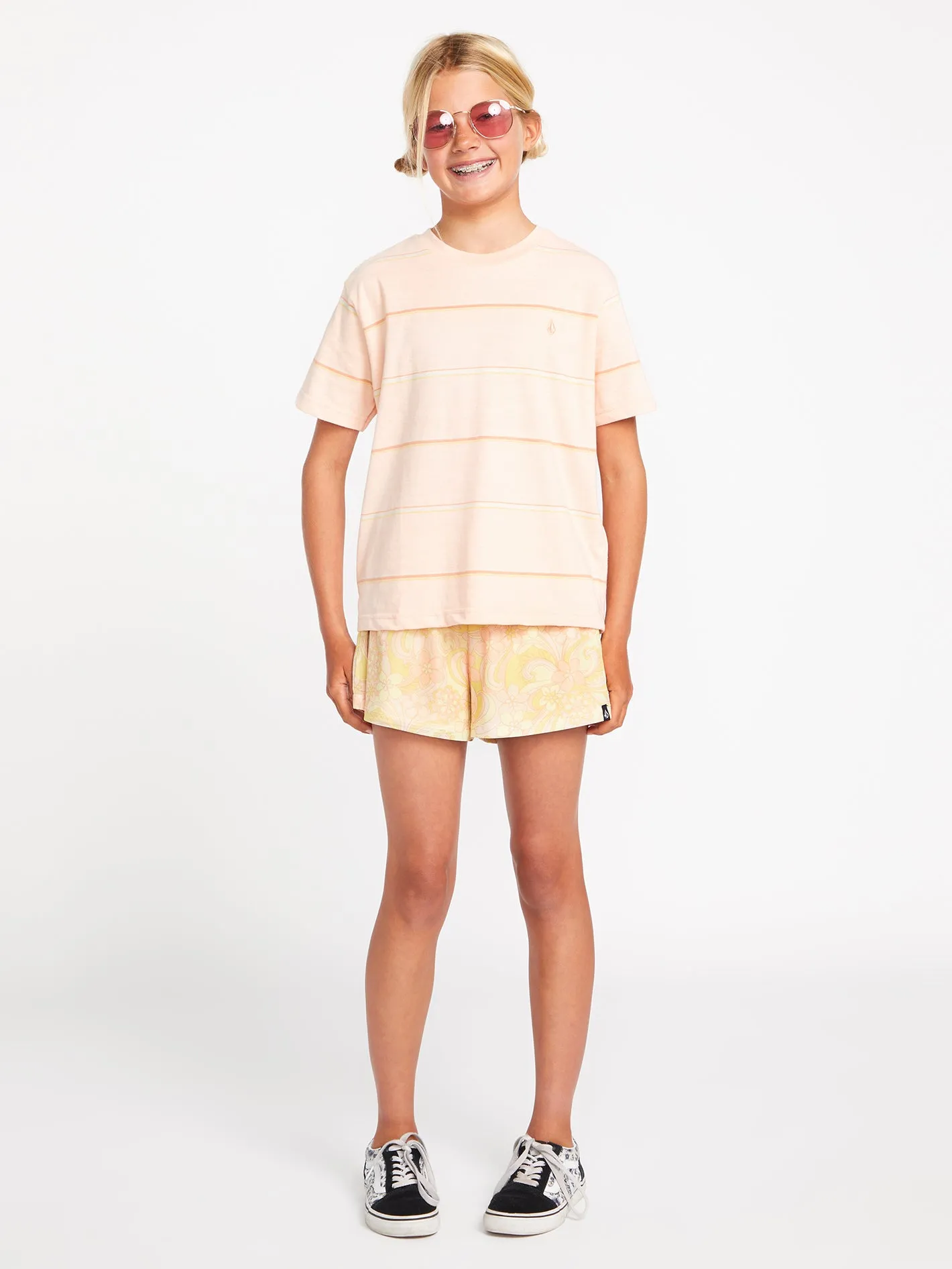 Girls Party Pack Short Sleeve Shirt - Melon sold by Volcom product image thumbnail 3