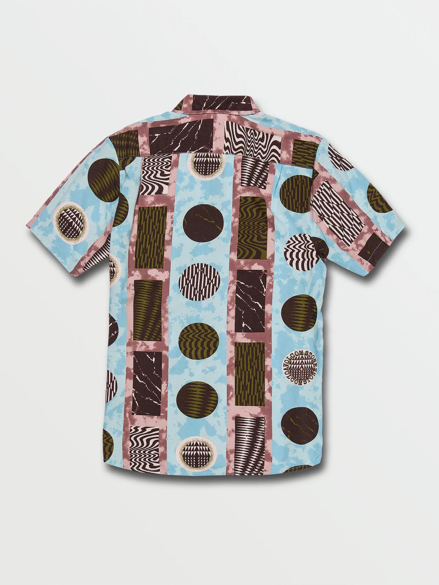 Stone Pegs Short Sleeve Shirt - Ashley Blue sold by Volcom product image thumbnail 4