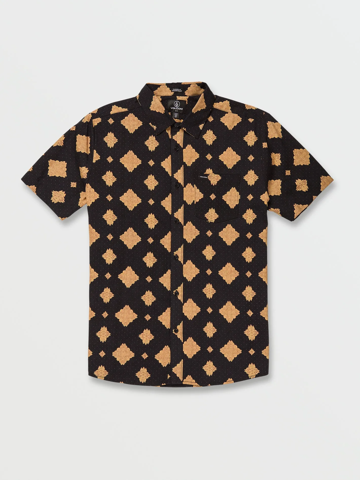 Grit Mandala Short Sleeve Shirt - New Black sold by Volcom product image thumbnail 2