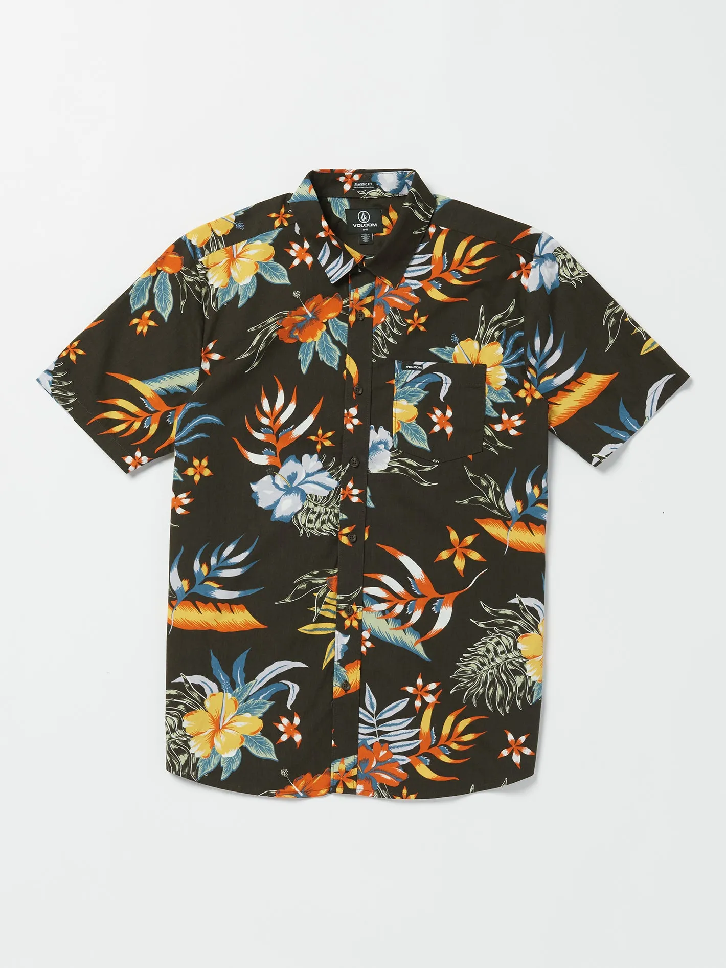 Sunriser Floral Short Sleeve Shirt - Stealth sold by Volcom product image thumbnail 3