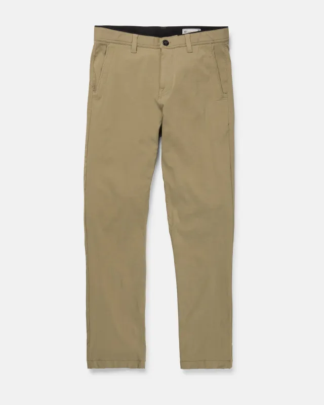 Frickin Tech Chino Pants - Dark Khaki sold by Volcom