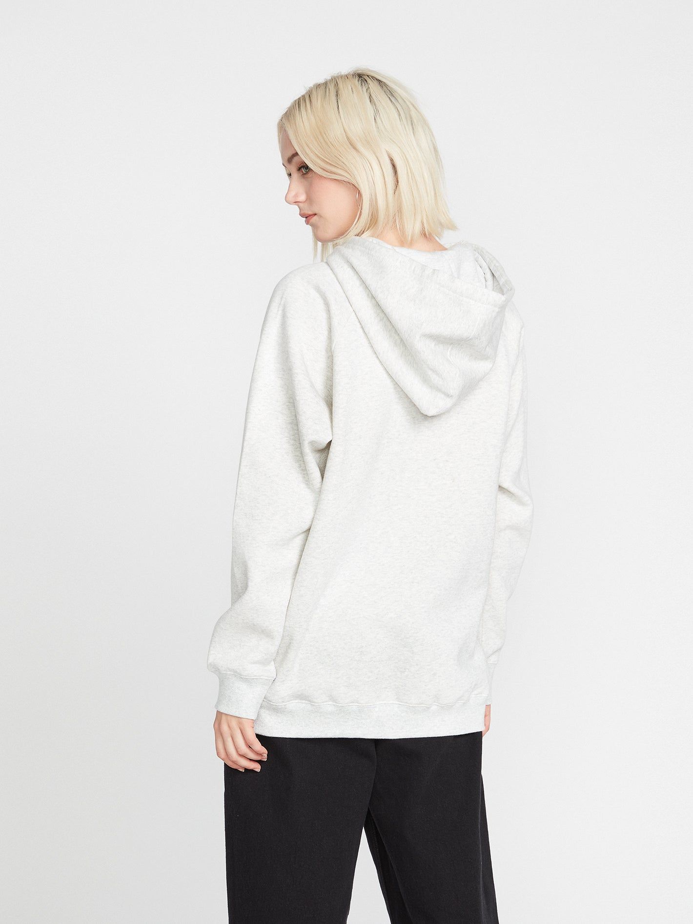 Truly Stoked Boyfriend Hoodie - Light Grey sold by Volcom product image thumbnail 2