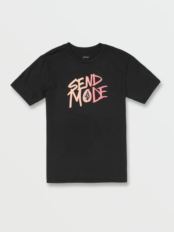 Big Boys Send Mode Tech Short Sleeve Tee - Black sold by Volcom
