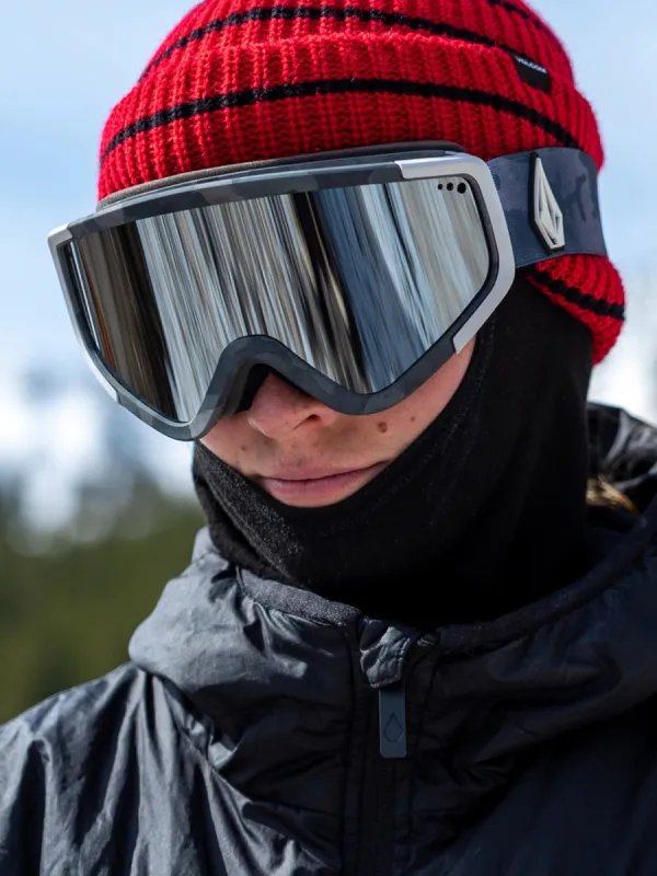 Attunga Goggle - Cloudwash Camo / Silver Chrome+BL sold by Volcom