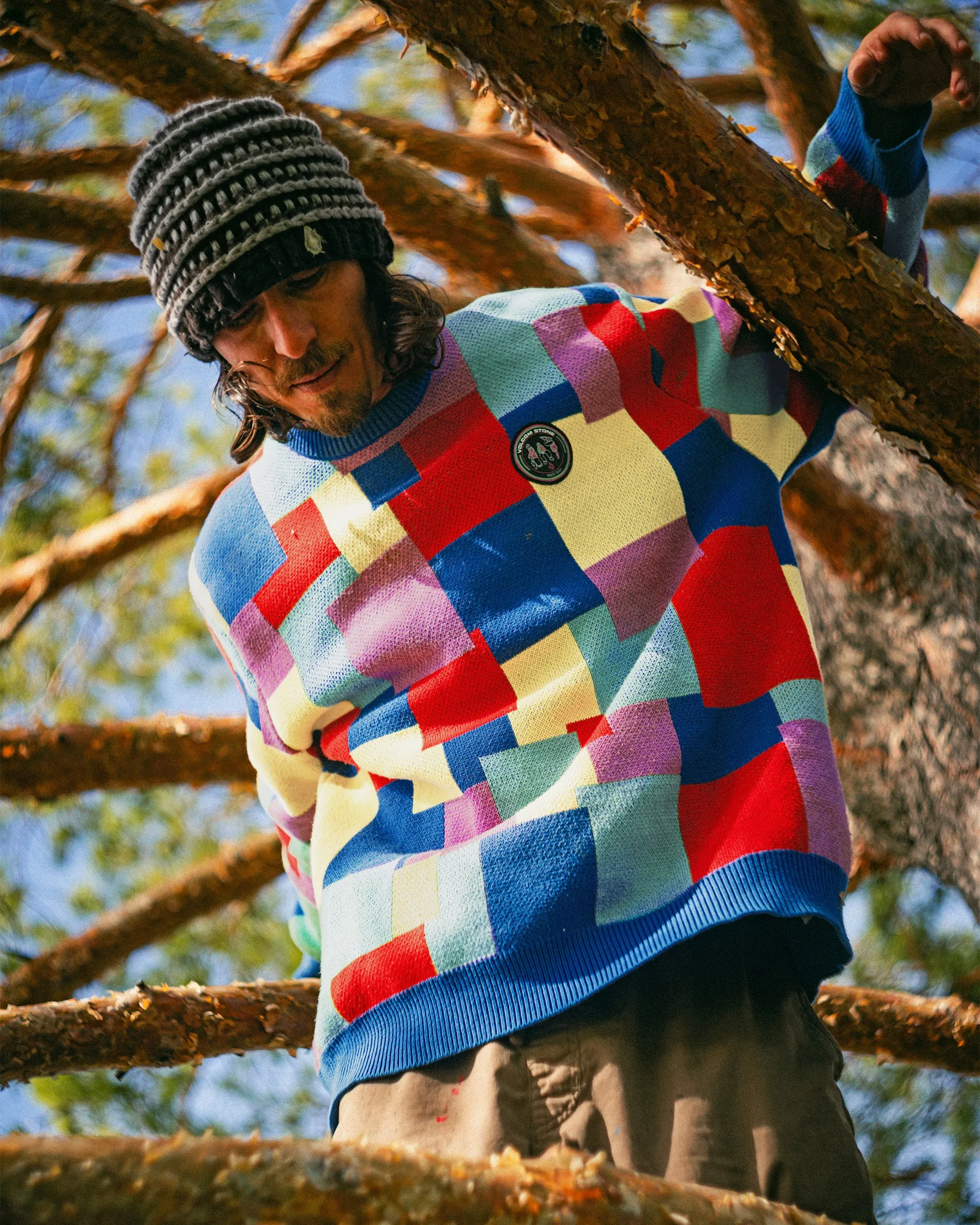 Mens Ravelson Sweater - Multi sold by Volcom