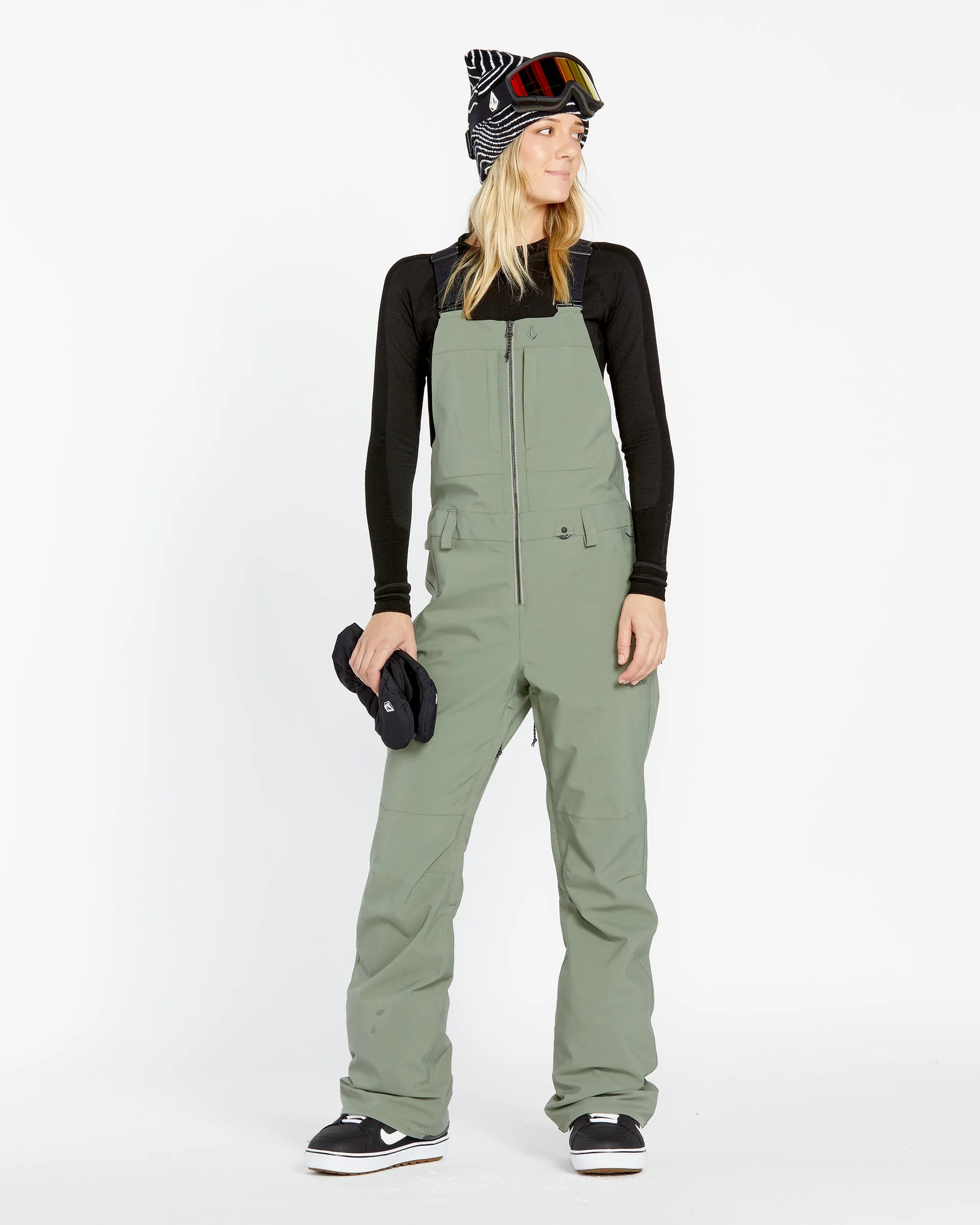 Womens Swift Bib Overalls - Lichen Green sold by Volcom product image thumbnail 3