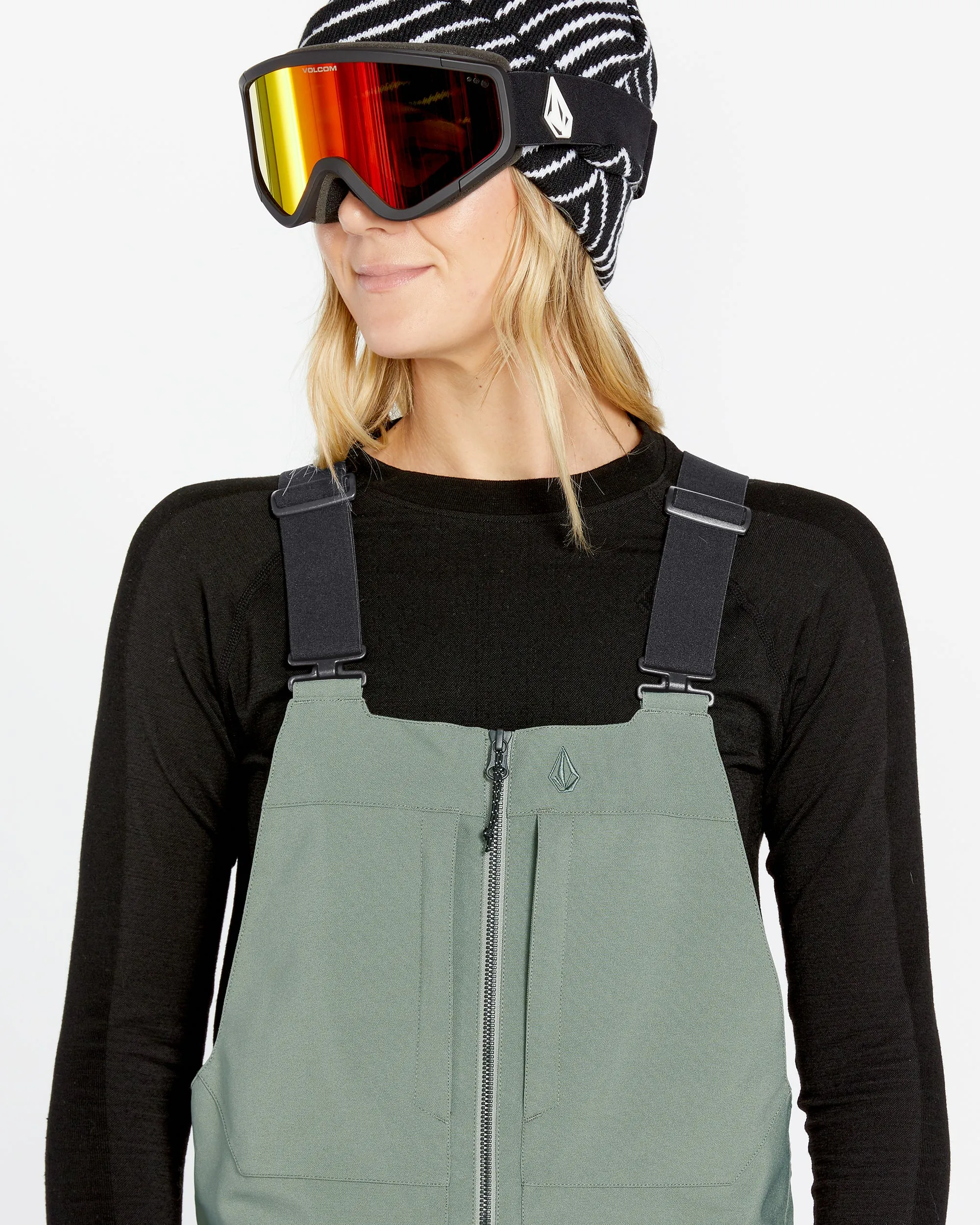 Womens Swift Bib Overalls - Lichen Green sold by Volcom product image thumbnail 5