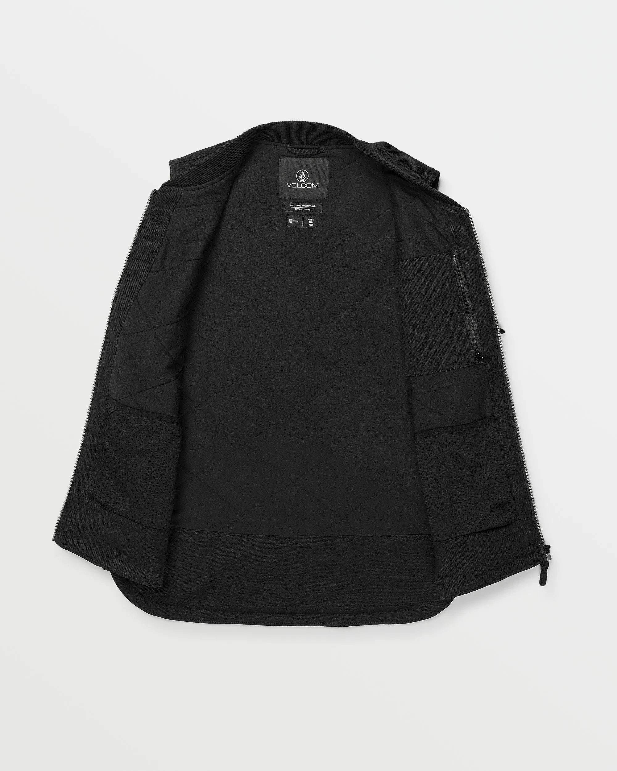 Stone Castine Vest - Black sold by Volcom product image thumbnail 3