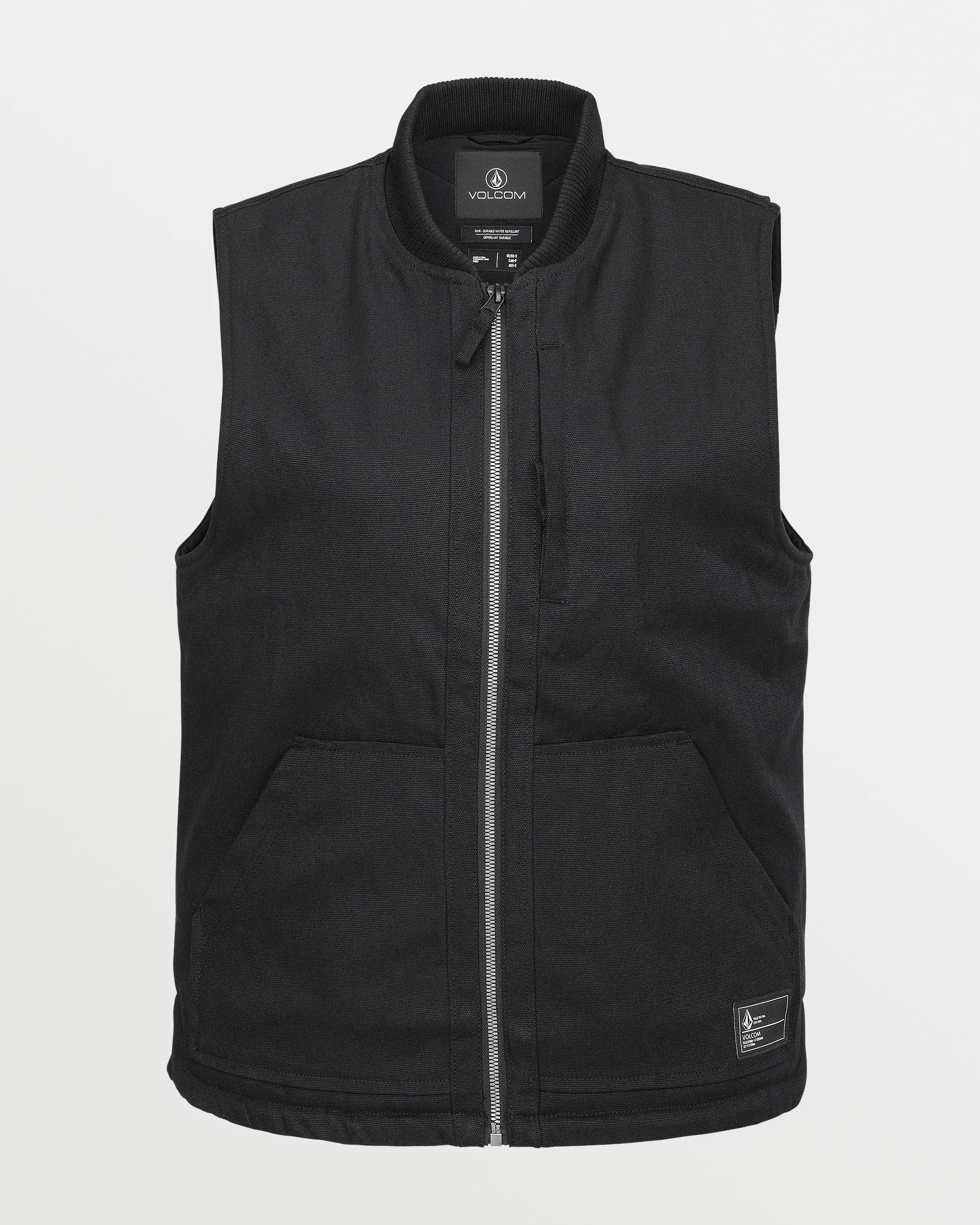 Stone Castine Vest - Black sold by Volcom