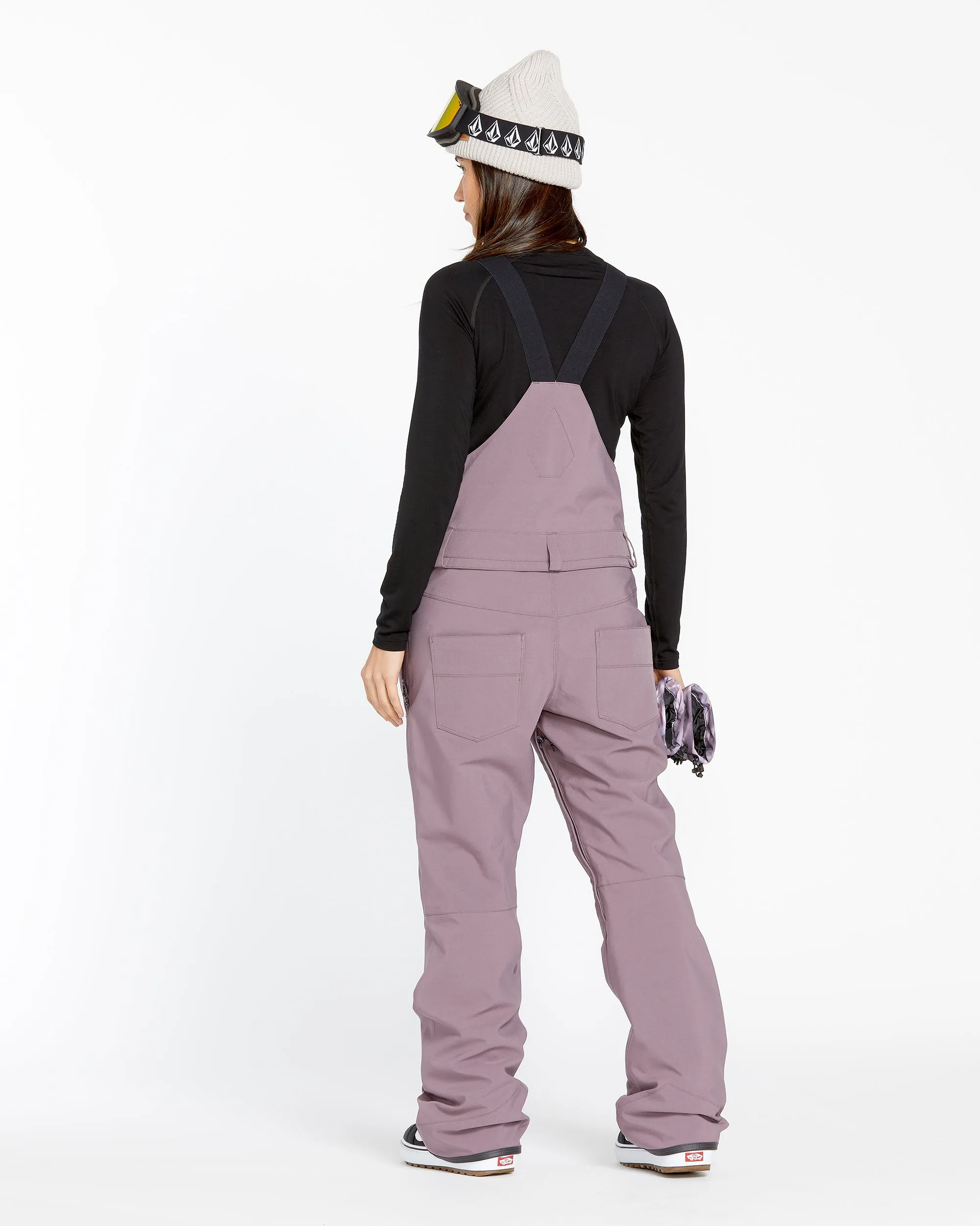 Womens Swift Bib Overalls - Dusty Lavender sold by Volcom product image thumbnail 4