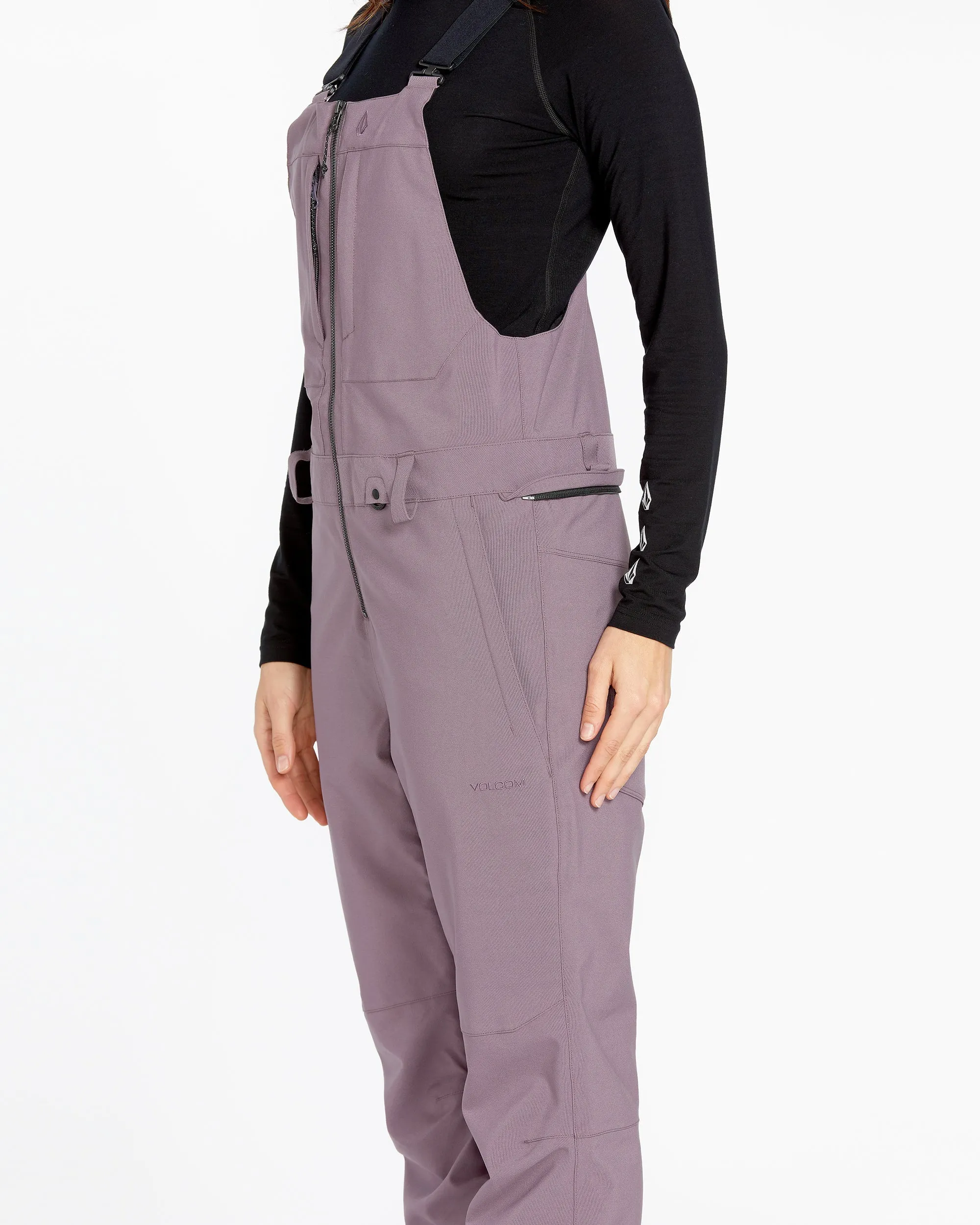 Womens Swift Bib Overalls - Dusty Lavender sold by Volcom product image thumbnail 5