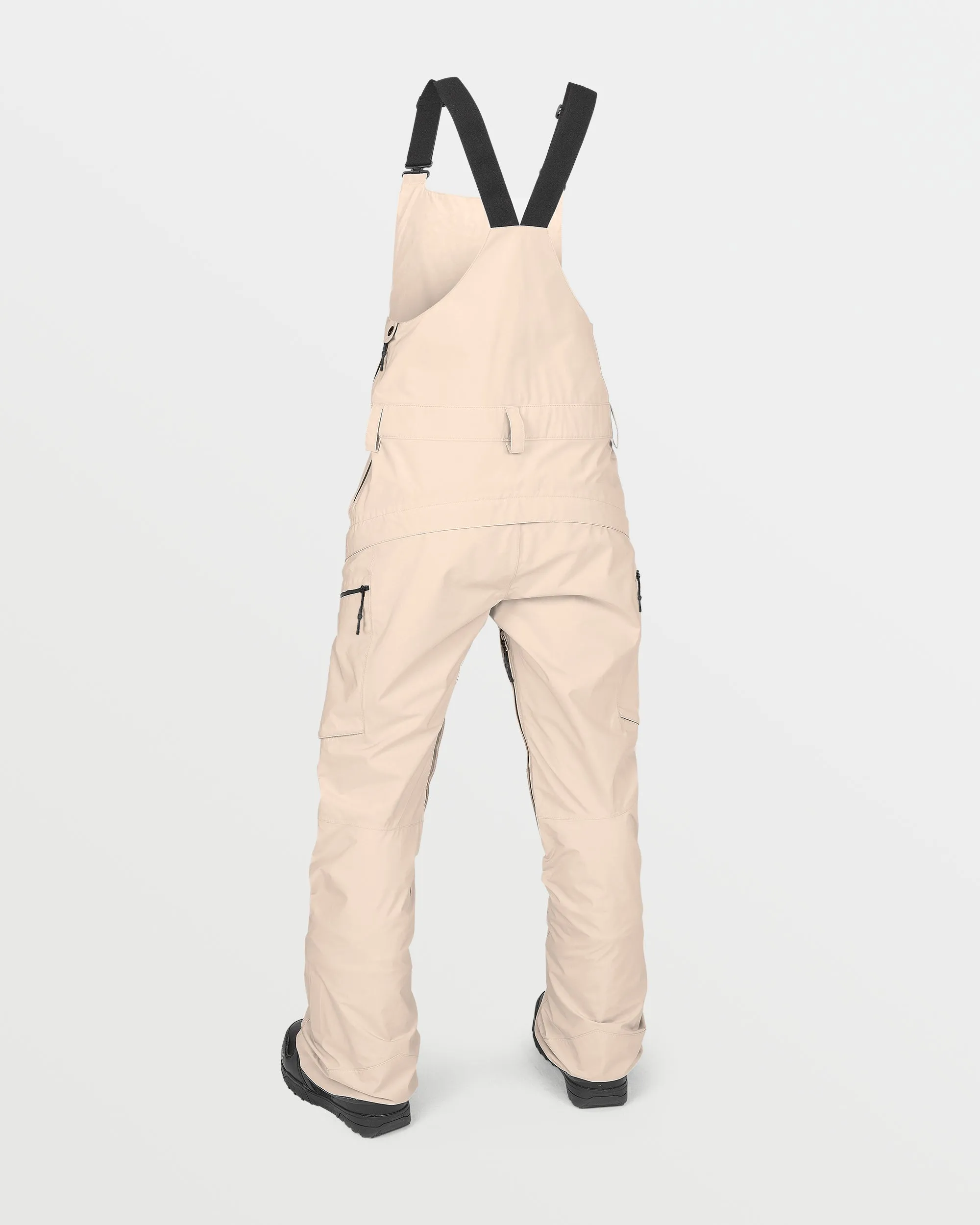 Womens Elm Stretch Gore Bib Overalls - Sand sold by Volcom product image thumbnail 2